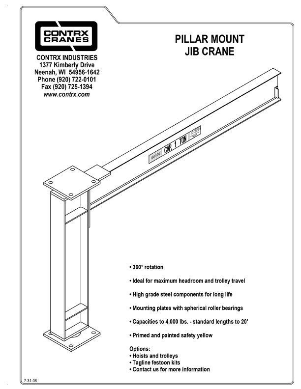 pillar-mount-jib-crane-view